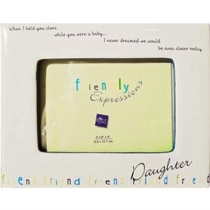 Russ Daughter and Friend Frame 3.5" X 5" NWOT